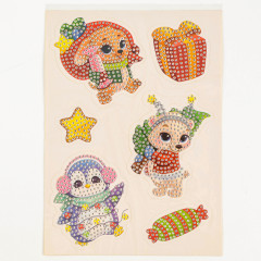 Мозаика алмазная для детей с частичным заполнением «Волшебные зверята!» - Фото 3