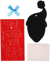 Игрушка ёлочная из фетра своими руками «Человек-паук» - Фото 5