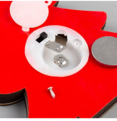 Игрушка ёлочная «Красная ёлочка с Дедом Морозом» - Фото 6