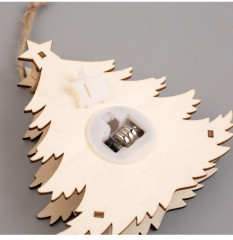 Игрушка ёлочная «Ёлочка с Дедом Морозом» - Фото 6