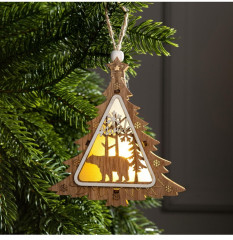 Игрушка ёлочная «Ёлочка с медведем» - Фото 5