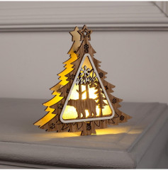 Игрушка ёлочная «Ёлочка с медведем» - Фото 6