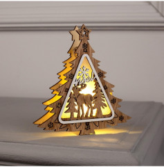 Игрушка ёлочная «Ёлочка с оленем» - Фото 6