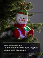 Игрушка ёлочная «Снеговичок» - Фото 2