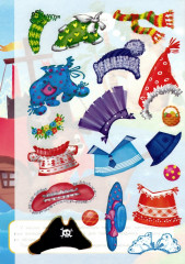 Многоразовые наклейки. Пушистые модники - Фото 2