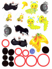 Наклейки для малышей. Бабочка - Фото 2