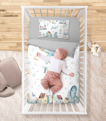 Комплект постельного белья «It’s a Boy» (ясли, бязь, 1 наволочка 40×60) - Фото 1