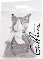 Игрушка мягкая «Котик Мурзик с бантом» - Фото 3