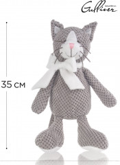 Игрушка мягкая «Котик Мурзик с бантом» - Фото 7