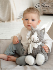 Игрушка мягкая «Котик Мурзик с бантом» - Фото 9