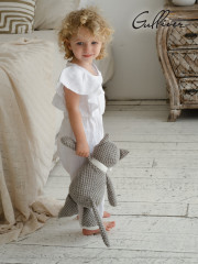 Игрушка мягкая «Котик Мурзик с бантом» - Фото 13