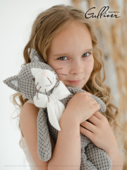 Игрушка мягкая «Котик Мурзик с бантом» - Фото 14