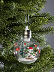 Шар ёлочный «Снеговик» - Фото 4