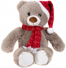 Игрушка мягкая «Мишка в колпаке и шарфе» - Фото 1