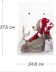 Игрушка мягкая «Мишка в колпаке и шарфе» - Фото 9