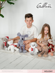 Игрушка мягкая «Мишка в колпаке и шарфе» - Фото 14