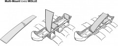 Нож туристический с фиксированным лезвием «Garberg with Multi-Mount» - Фото 3