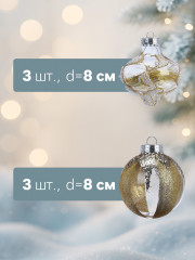 Набор шаров ёлочных «Мелвин» - Фото 1