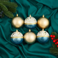 Набор шаров ёлочных «Сказочные узоры» - Фото 1