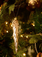 Набор игрушек ёлочных «Сосулька верхушка блеск» - Фото 2