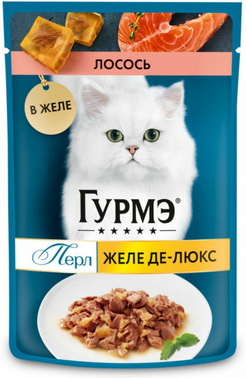 Корм для кошек «Желе де-люкс с  лососем»