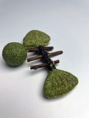 Набор игрушек для кошек с прессованной кошачьей мятой «Рыбка-скелет мататаби» - Фото 3