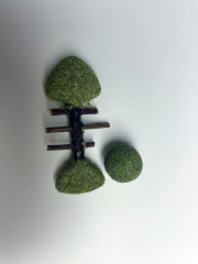 Набор игрушек для кошек с прессованной кошачьей мятой «Рыбка-скелет мататаби» - Фото 4