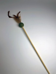 Игрушка-дразнилка для кошек с шариком кошачьей мяты - Фото 2