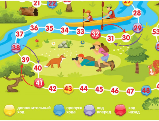 Настольная игра-ходилка «В лесу»