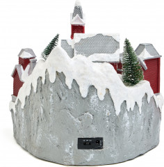 Статуэтка музыкальная с LED-подсветкой «Зимний городок» - Фото 8