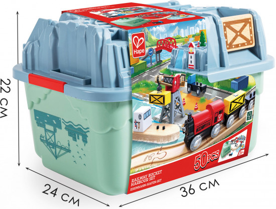 Игровой набор «Железная дорога. Портовая станция»