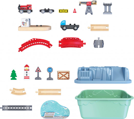 Игровой набор «Железная дорога. Портовая станция»