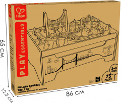 Большой игровой набор со столом для хранения «Железная дорога» - Фото 2