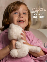 Игрушка мягкая «Кот Снежок» - Фото 7