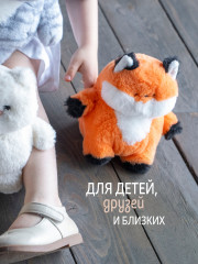 Игрушка мягкая «Лисёнок Пончик» - Фото 7