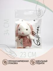 Игрушка мягкая «Зайка Беляш» - Фото 7