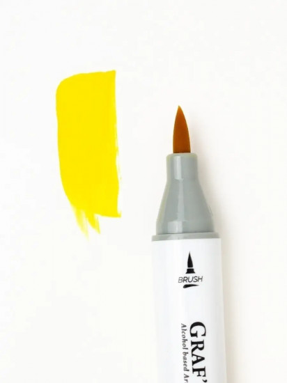 Маркер спиртовой «GrafArt», Y304 Желтый