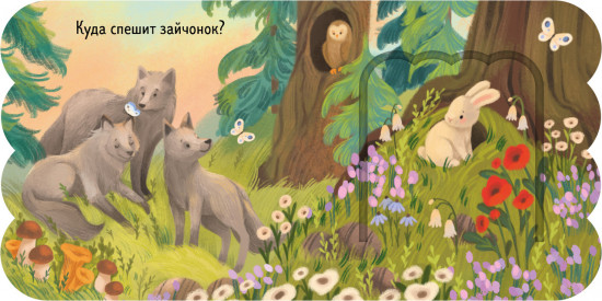 Лес. Книжка с окошками