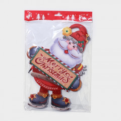 Украшение новогоднее настенное «Дедушка мороз на коньках» - Фото 5