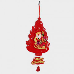 Украшение новогоднее настенное «Новогодняя ёлка с Дед Морозом» - Фото 2