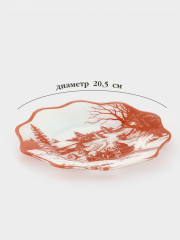 Тарелка «Новогодние забавы» - Фото 1