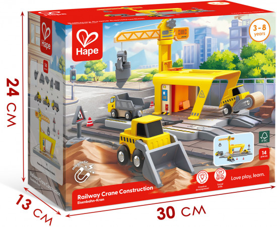 Игровой набор «Железная дорога. Строительный кран»