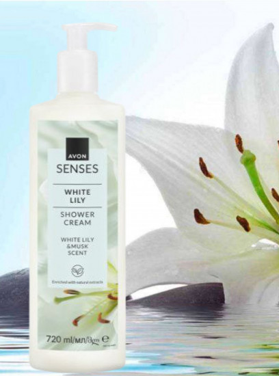 Крем-гель для душа «Белая лилия»