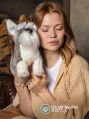 Игрушка мягкая «Шнауцер» - Фото 8