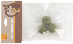 Набор игрушек для кошек прессованных «Мятный шарик» - Фото 1