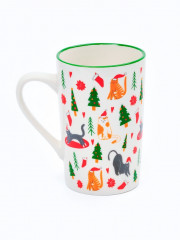 Кружка «Новогодние коты» - Фото 1