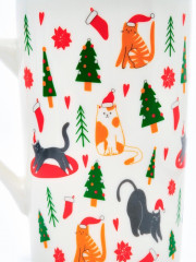 Кружка «Новогодние коты» - Фото 2