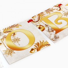 Гирлянда на ленте «С новым годом» - Фото 7