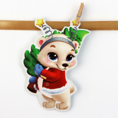 Гирлянда бумажная на ленте с фантами «Новогодняя» - Фото 8