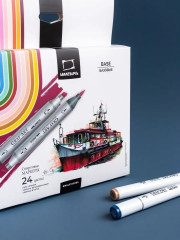 Набор спиртовых маркеров «Базовый» - Фото 3